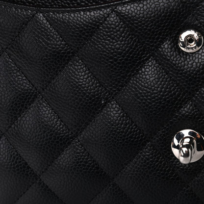 Chanel Caviar Quilted Jumbo Double Flap Black 12 of 13