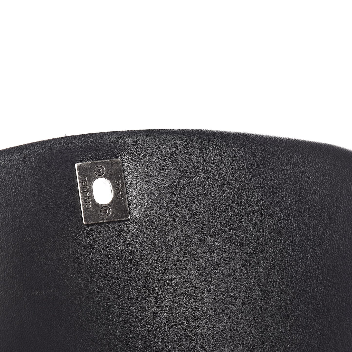 Lambskin Quilted Large Daily Supple Flap Black