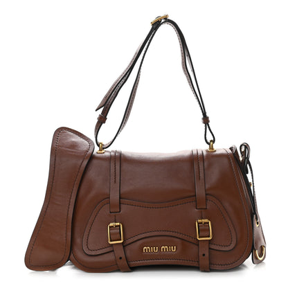 Miu Miu Grace Lux Briefcase Brown 1 of 9
