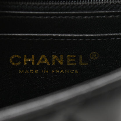Chanel Lambskin Quilted Mini Square Flap Black 7 of 11
