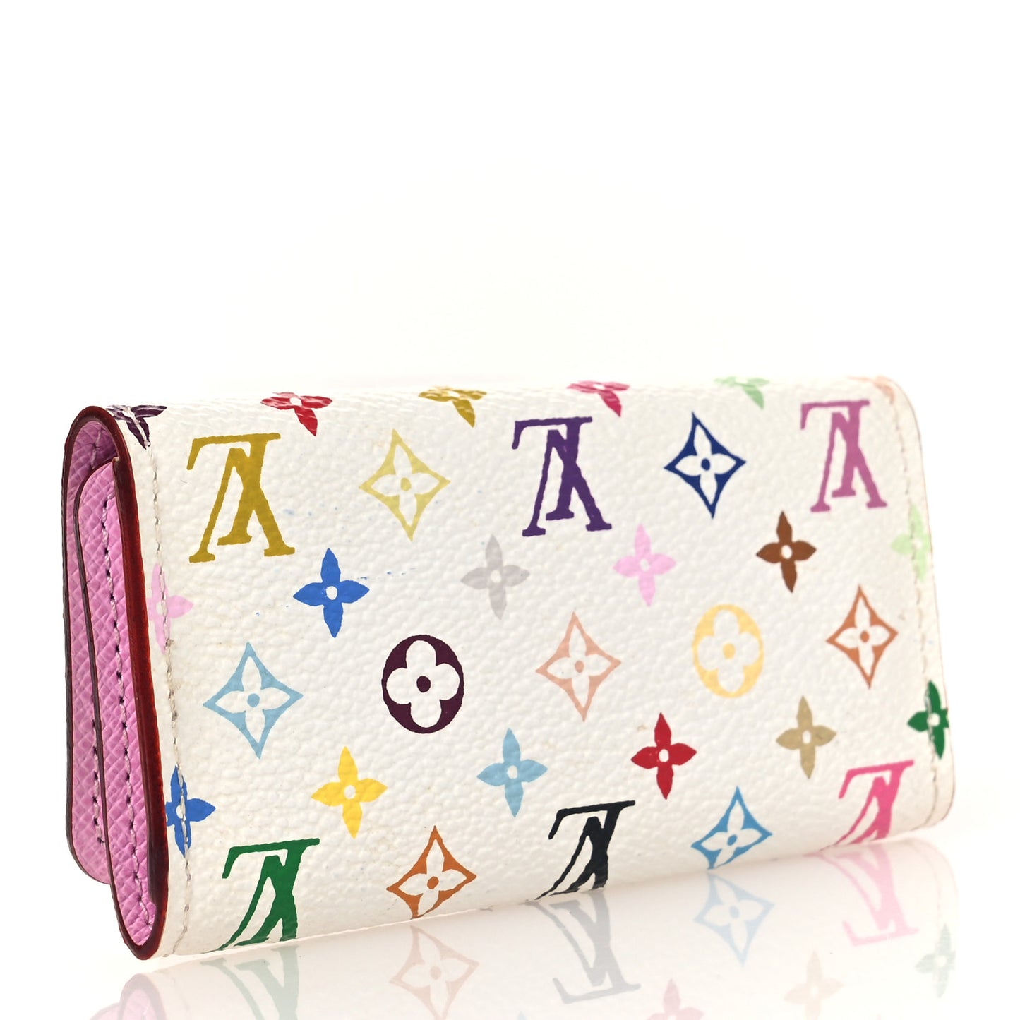 Monogram Multicolor Multicles 4 Key Holder White Litchi