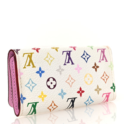 Louis Vuitton Monogram Multicolor Multicles 4 Key Holder White Litchi 3 of 7