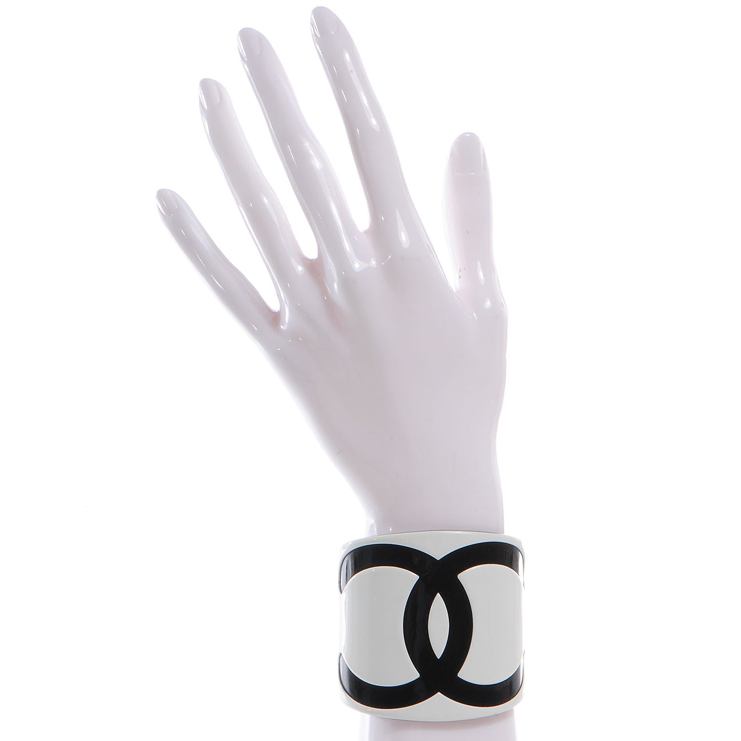 Resin CC Cuff Black White