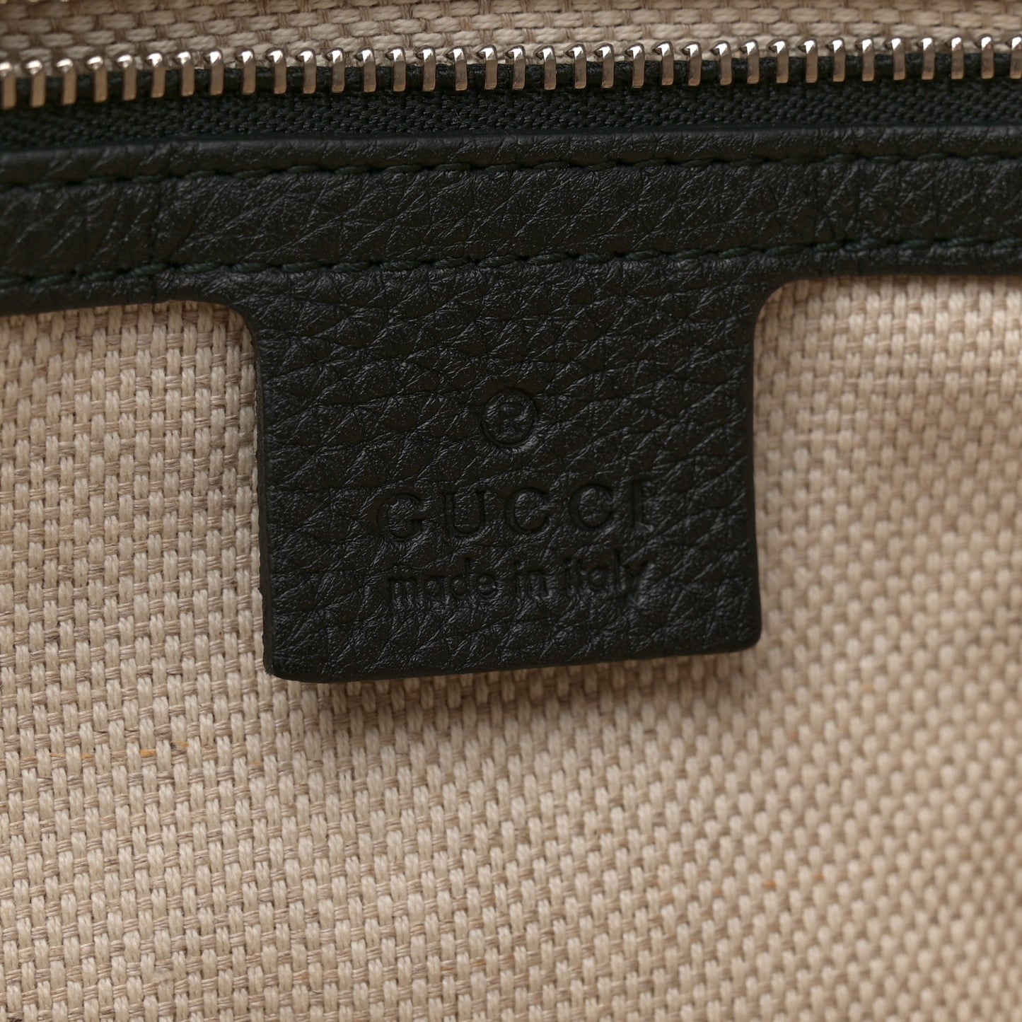 Pebbled Calfskin Studded Medium Soho Chain Shoulder Bag Black