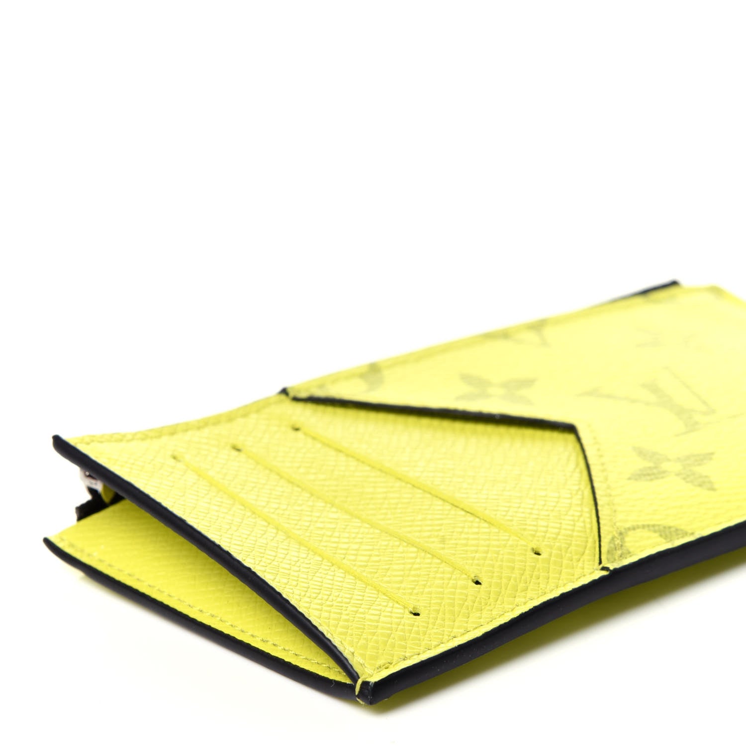 Louis Vuitton Monogram Taiga Coin Card Holder Yellow 8 of 11