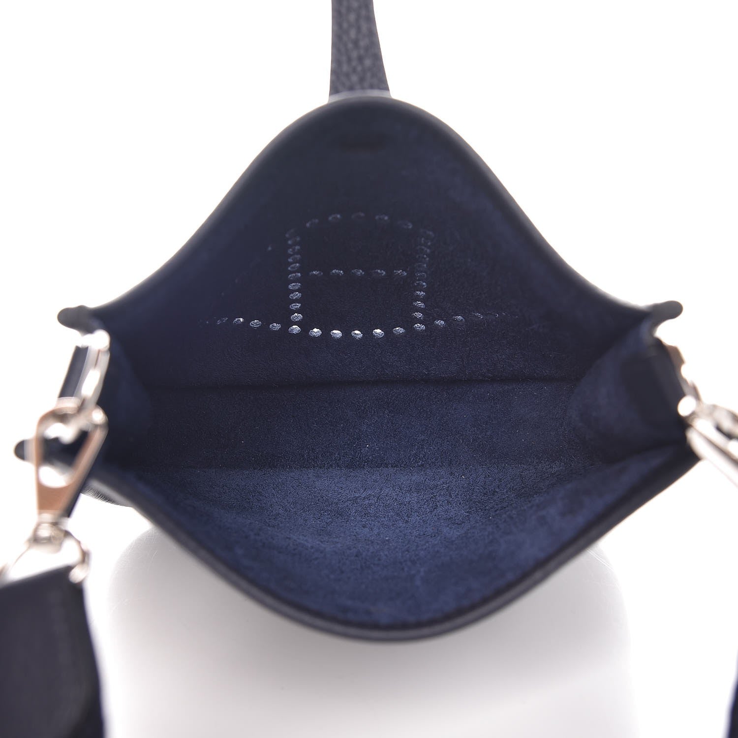 Hermes Taurillon Clemence Evelyne TPM Bleu Nuit 5 of 9