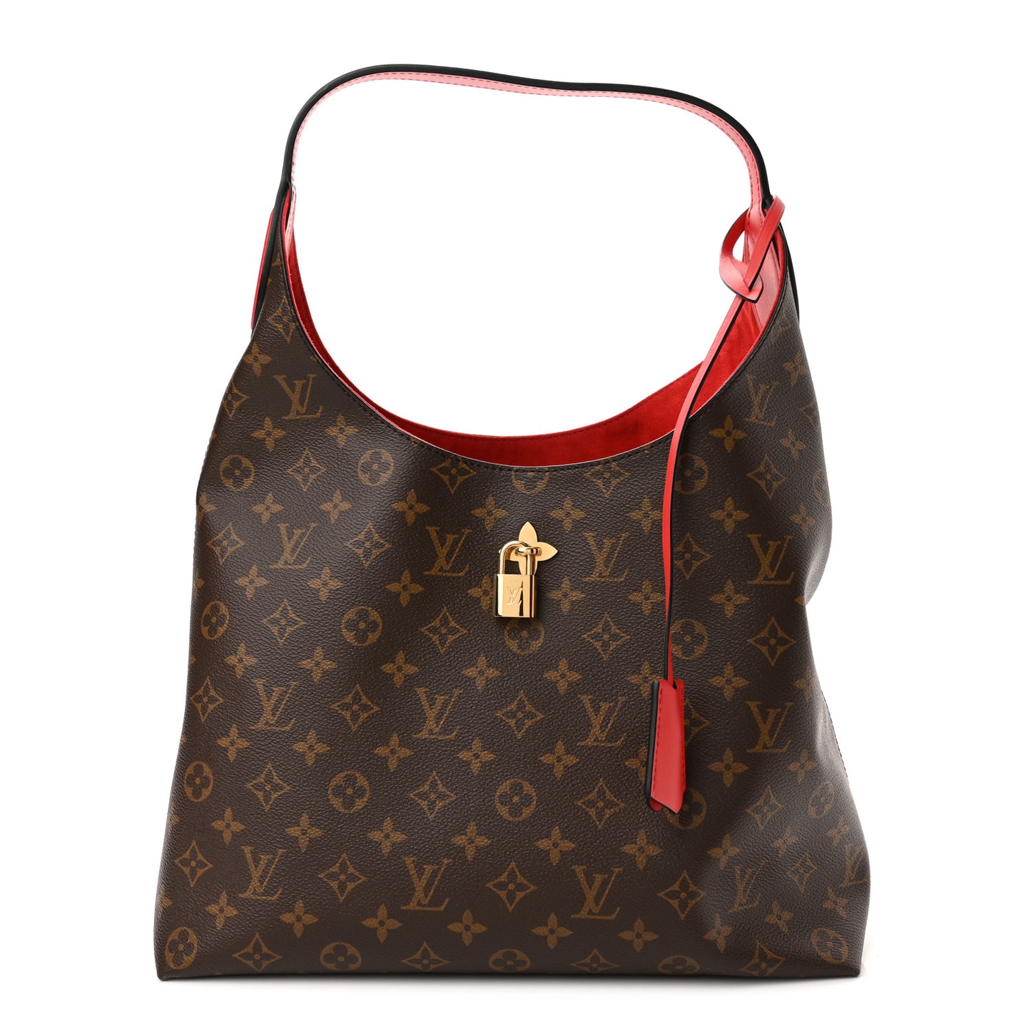 Monogram Flower Hobo Coquelicot