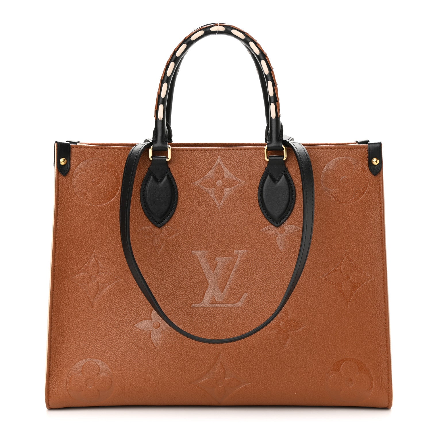 Louis Vuitton Empreinte Monogram Giant Wild At Heart Onthego MM Caramel 1 of 9