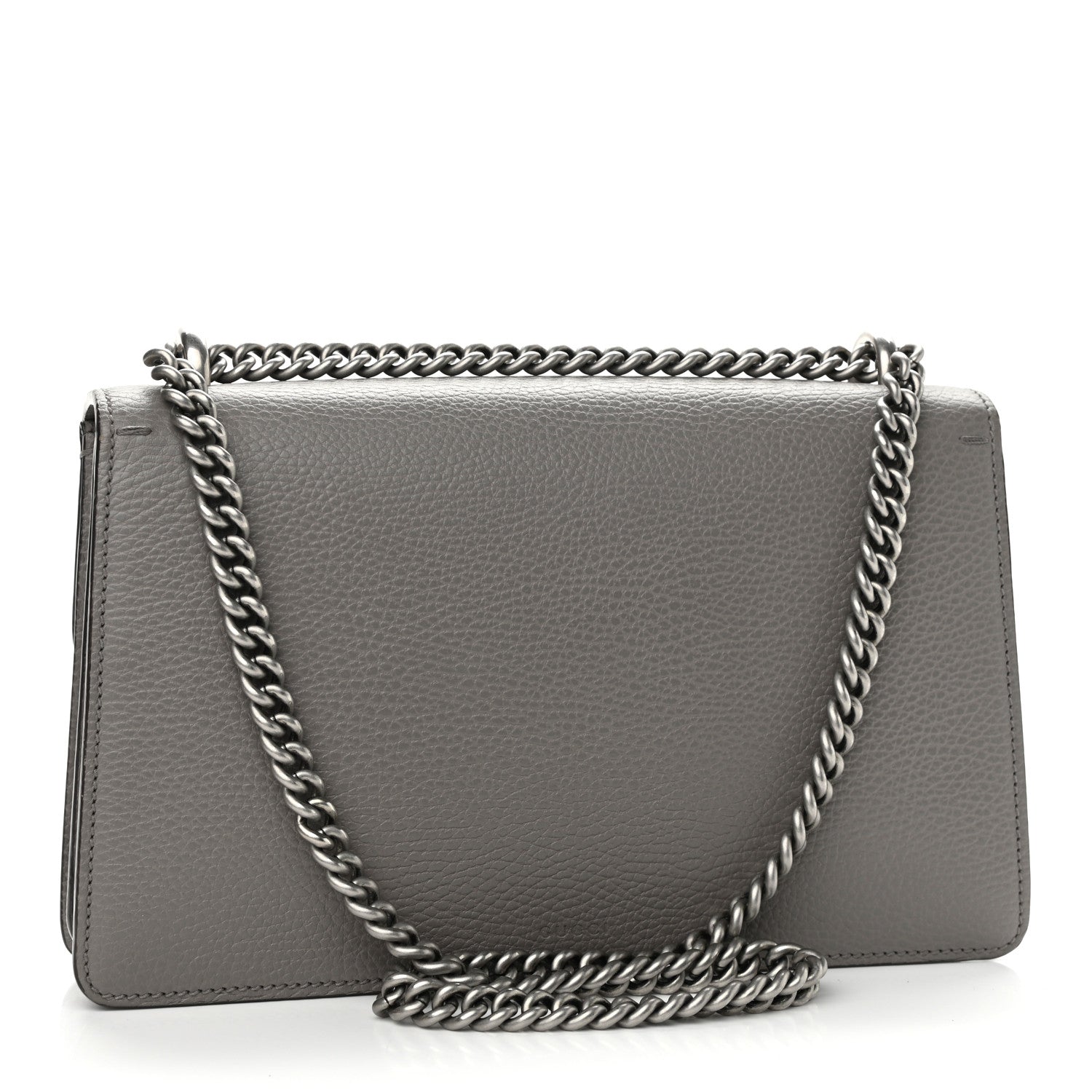 Gucci Pebbled Calfskin Small Dionysus Shoulder Bag Dusty Grey 3 of 11