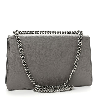 Gucci Pebbled Calfskin Small Dionysus Shoulder Bag Dusty Grey 3 of 11