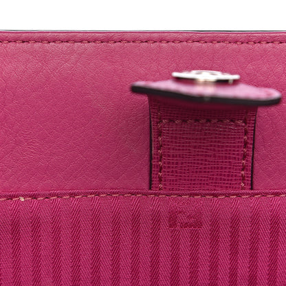 Fendi Vitello Elite Petite 2Jours Tote Magenta 7 of 12