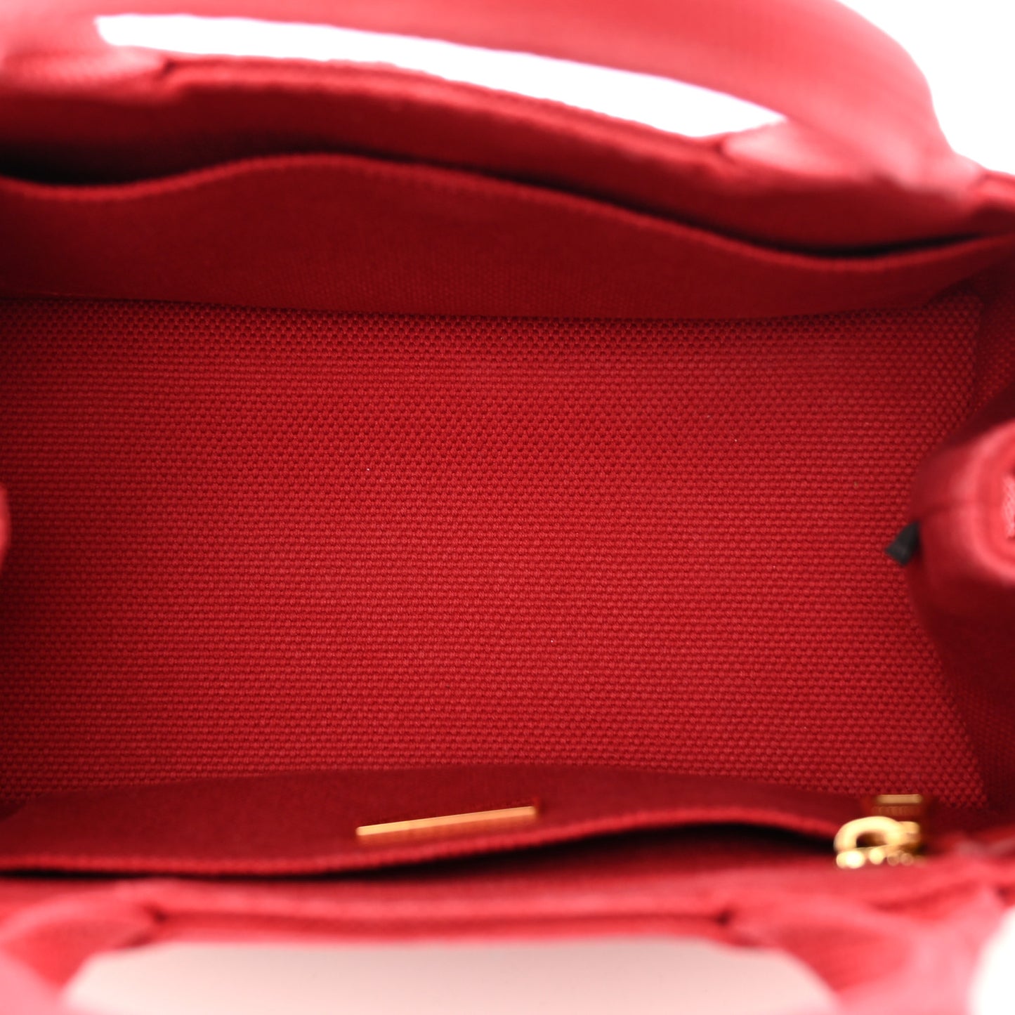 Canapa Small Logo Tote Rosso Talco