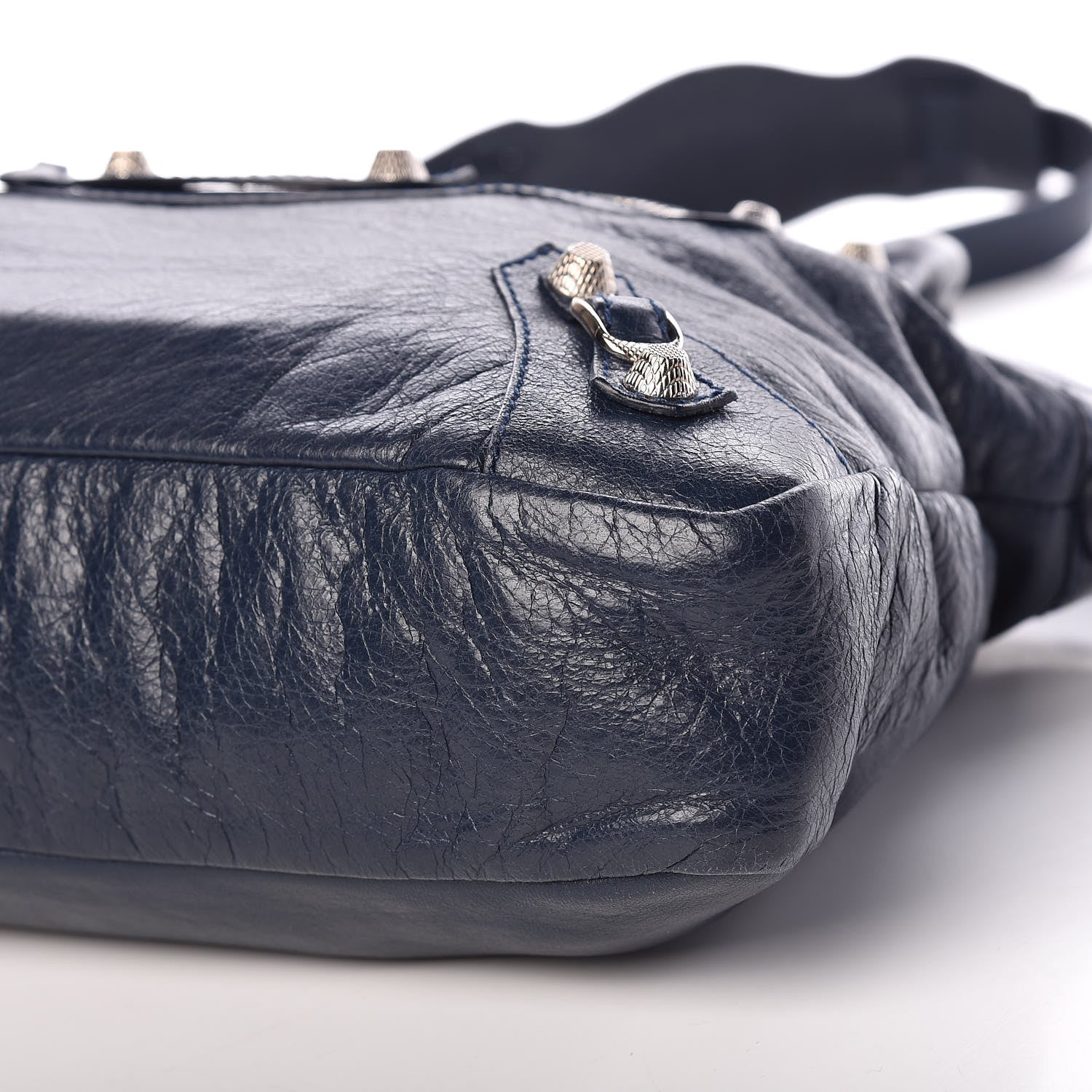 Balenciaga Agneau Giant 12 Silver Hardware Town Bleu Obscur 7 of 10