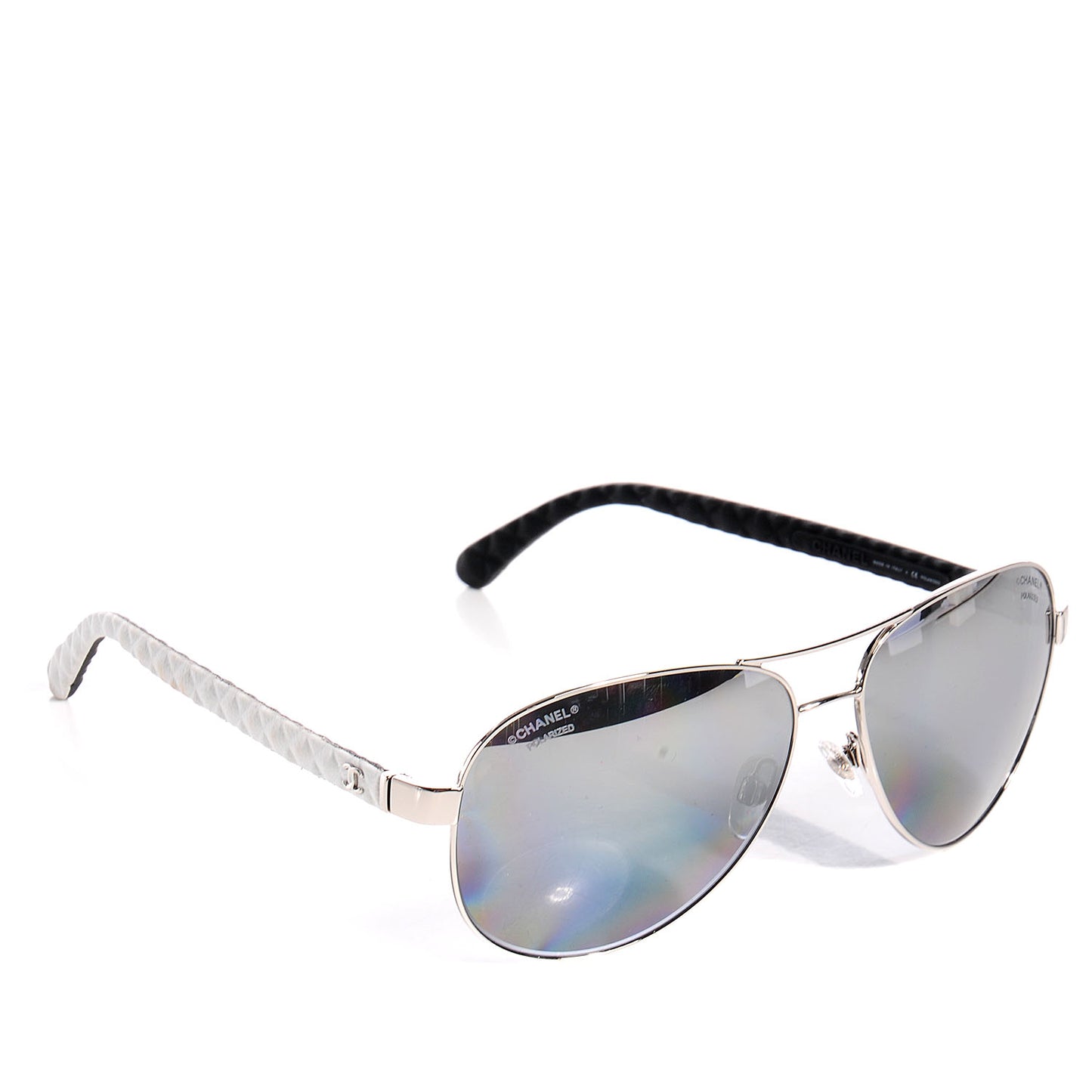 Aviator Sunglasses Polarized 4204-Q White