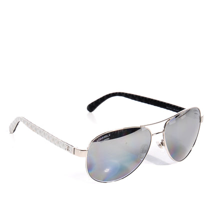 Chanel Aviator Sunglasses Polarized 4204-Q White 3 of 7