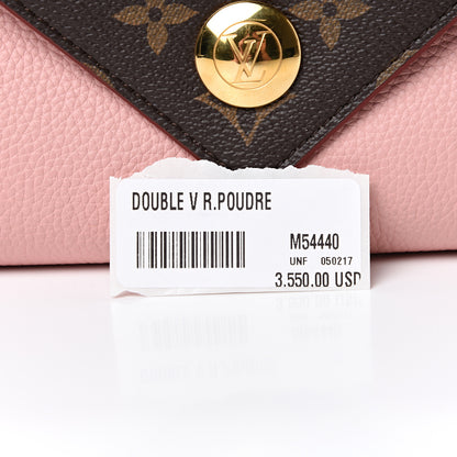 Louis Vuitton Grained Calfskin Monogram Double V Rose Poudre 11 of 11