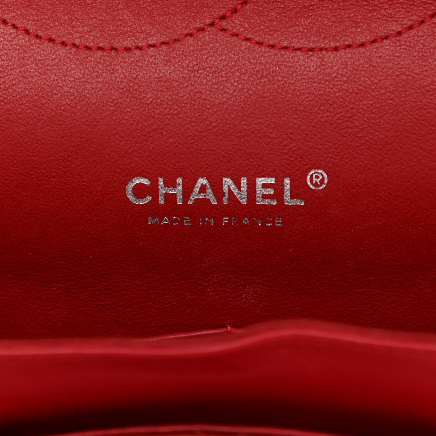 Chanel Patent Quilted Maxi Double Flap Red 6 of 13