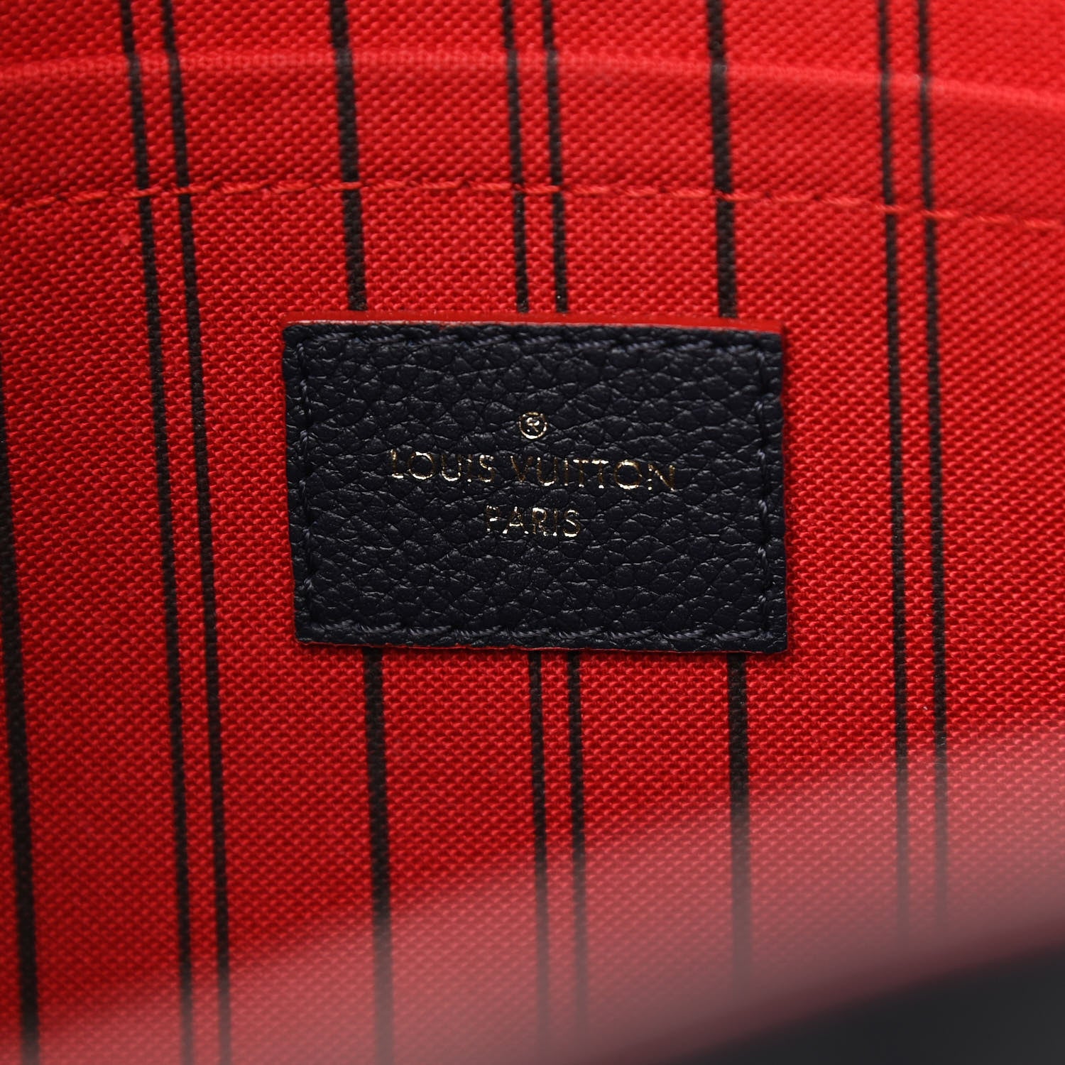 Louis Vuitton Empreinte Montaigne MM Marine Rouge 6 of 12