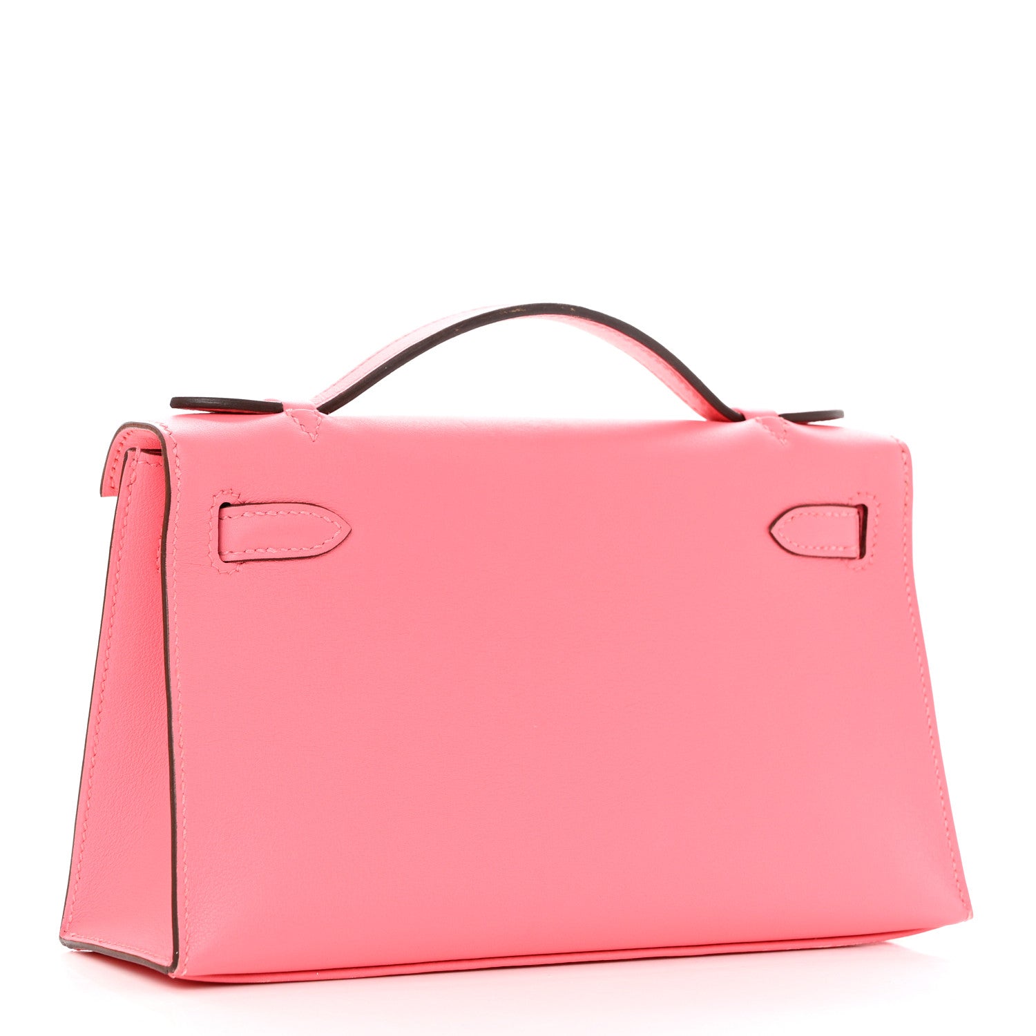 Hermes Swift Kelly Pochette Clutch Rose Azalee 3 of 10