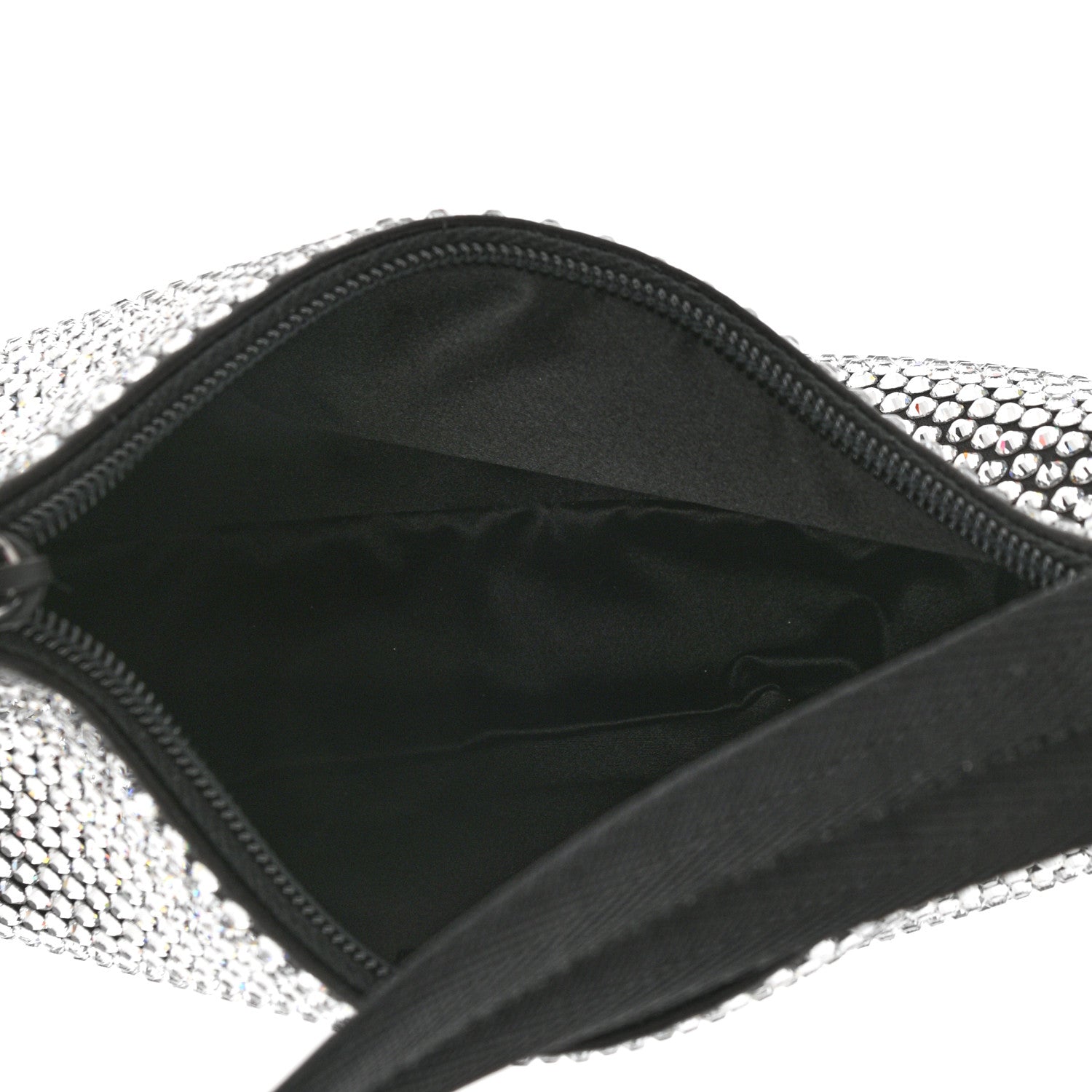 Prada Satin Crystal Mini Re-Edition 2000 Bag Cristal 5 of 9