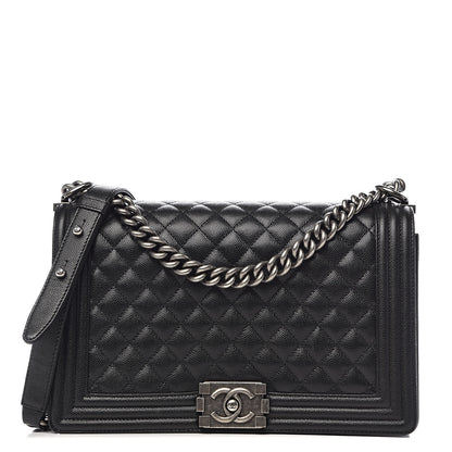 Chanel Caviar Quilted New Medium Boy Flap Black 1 of 11