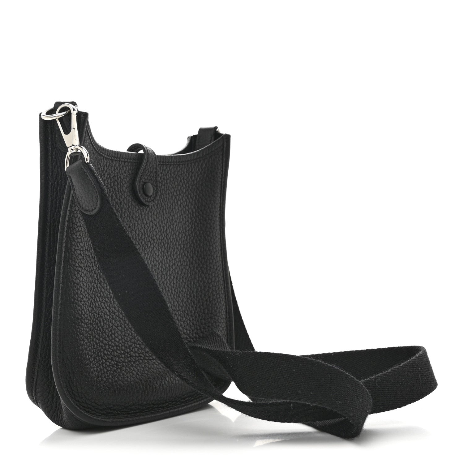 Hermes Taurillon Clemence Evelyne TPM Black 3 of 13
