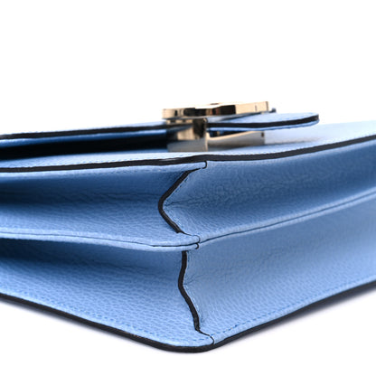 Gucci Dollar Calfskin Small Interlocking G Shoulder Bag Mineral Blue 9 of 10