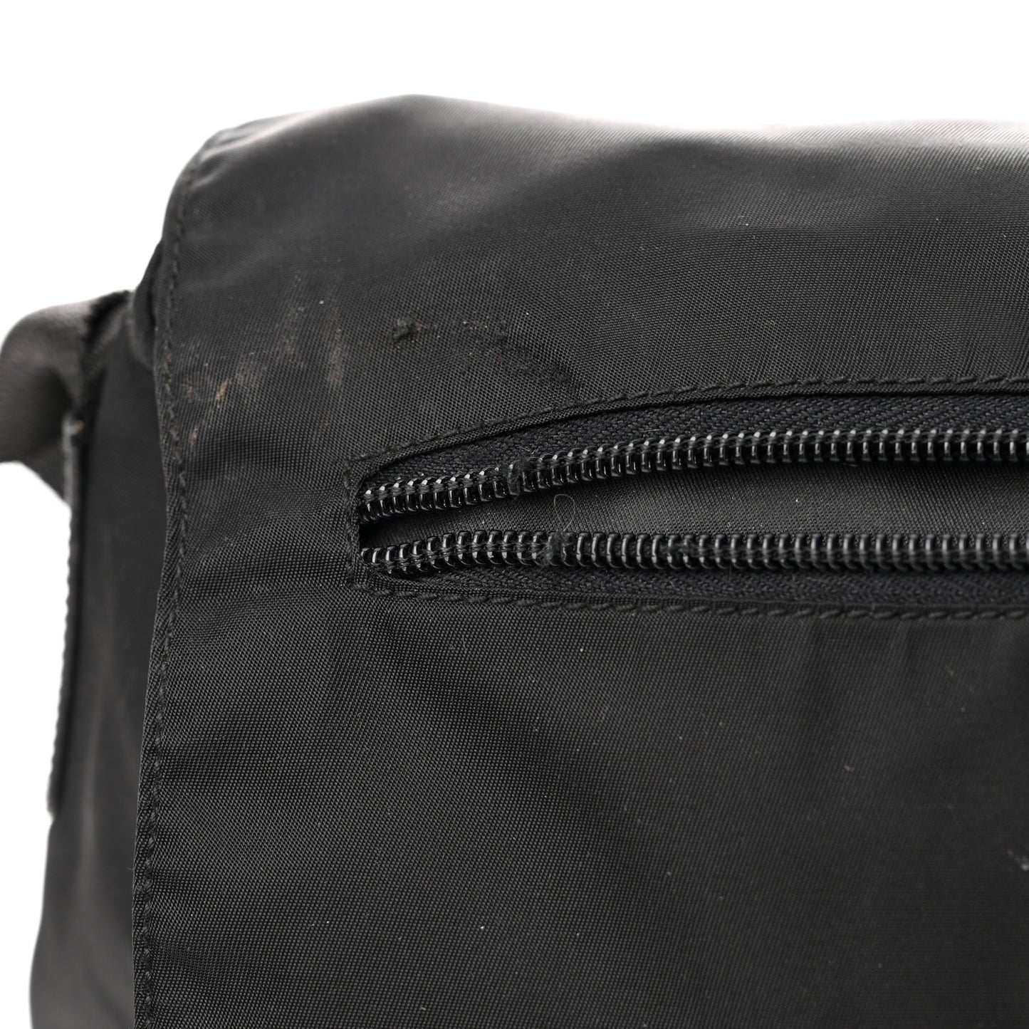 Tessuto Nylon Messenger Bag Black