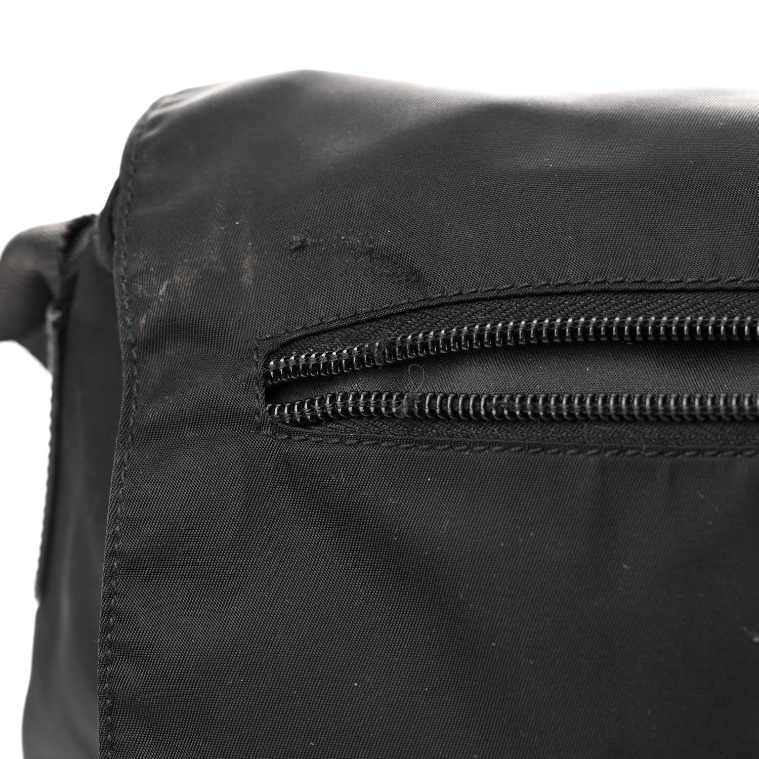 Prada Tessuto Nylon Messenger Bag Black 14 of 15