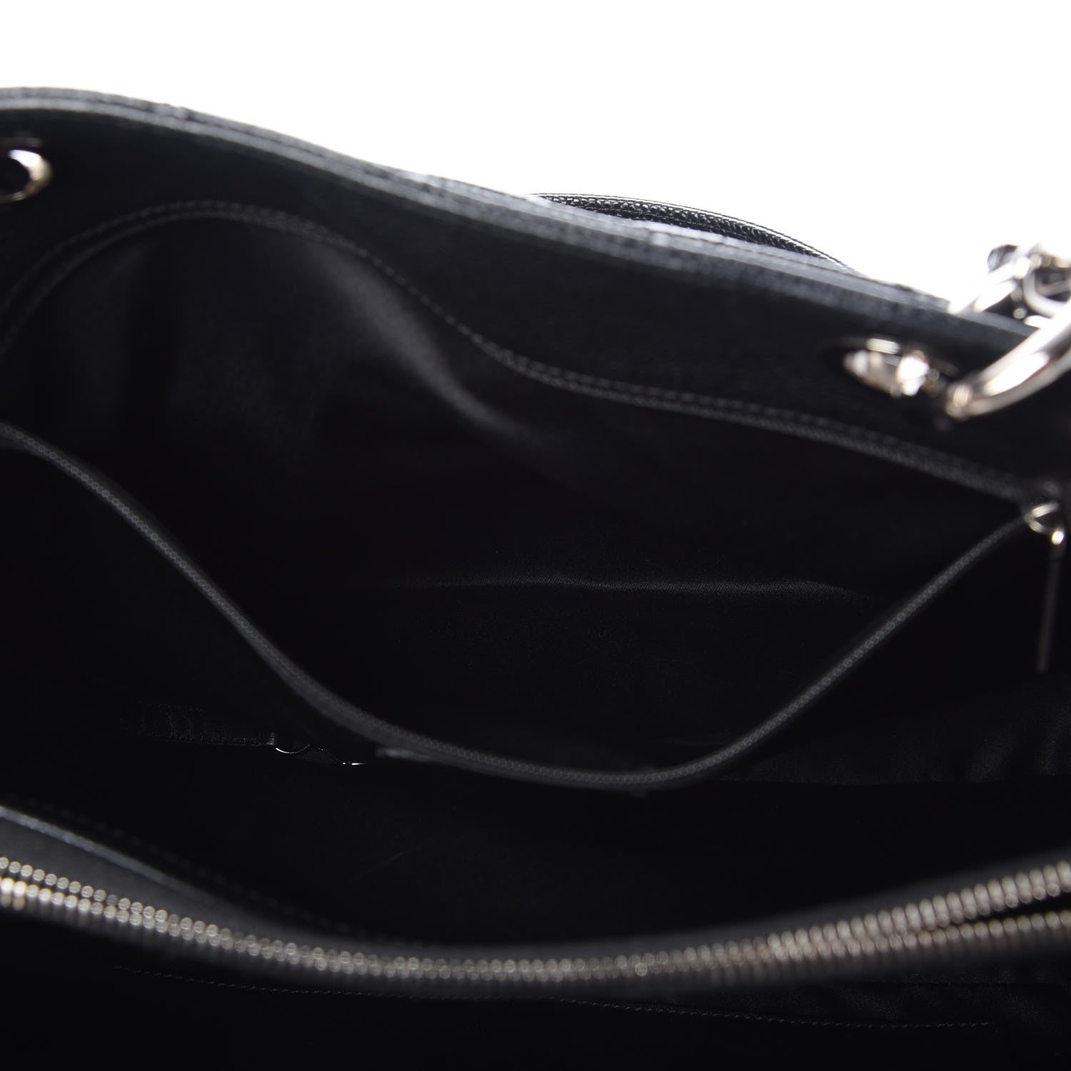 Chanel Caviar Quilted Grand Shopping Tote GST Black 6 of 10