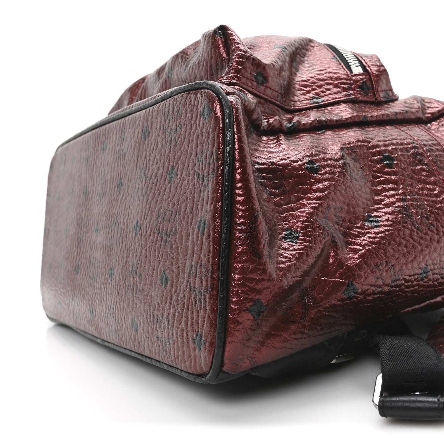 MCM Visetos Medium Stark Backpack Scooter Red 9 of 9
