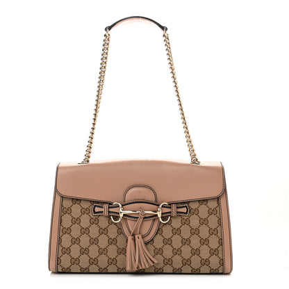 Gucci Monogram Medium Emily Chain Shoulder Bag Light Pink 1 of 13