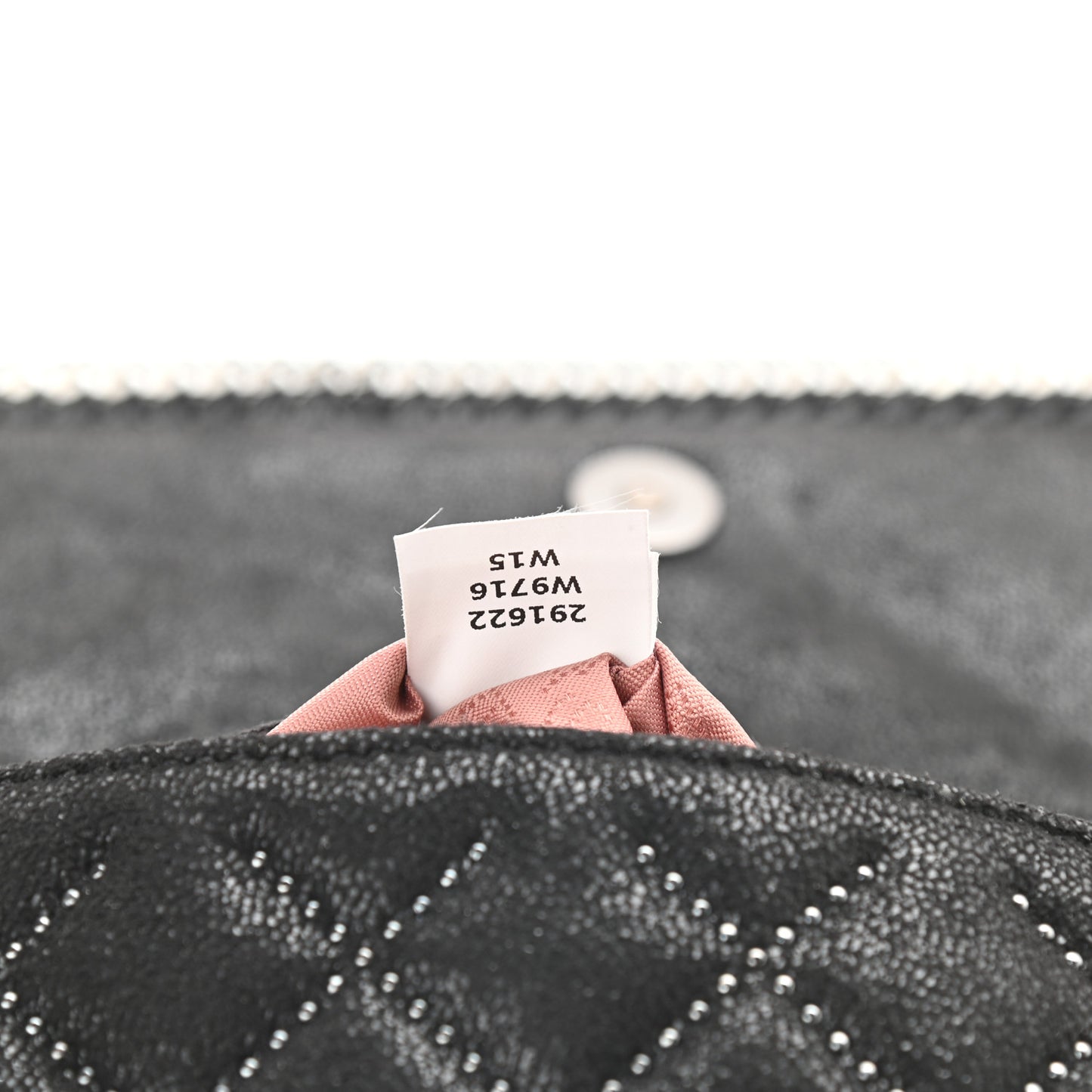 Shaggy Deer Quilted Studded Falabella Crossbody Black