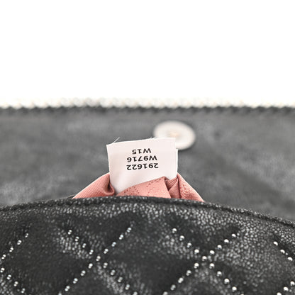 Stella McCartney Shaggy Deer Quilted Studded Falabella Crossbody Black 7 of 11