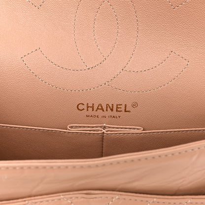 Chanel Aged Calfskin Chevron Quilted 2.55 Reissue 226 Flap Beige 6 of 11