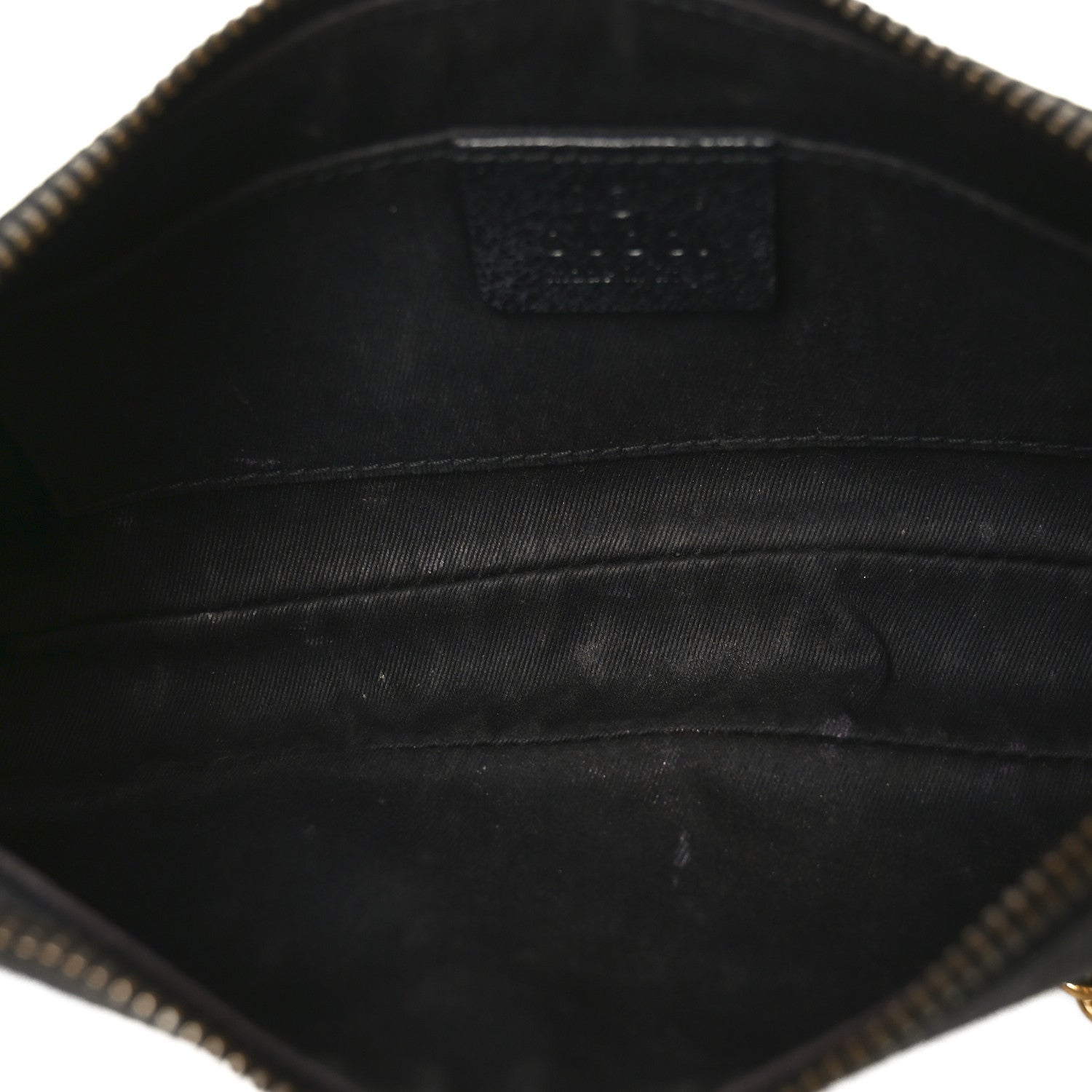 Gucci Monogram Horsebit Nail Chain Pochette Black 5 of 10