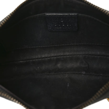 Gucci Monogram Horsebit Nail Chain Pochette Black 5 of 10