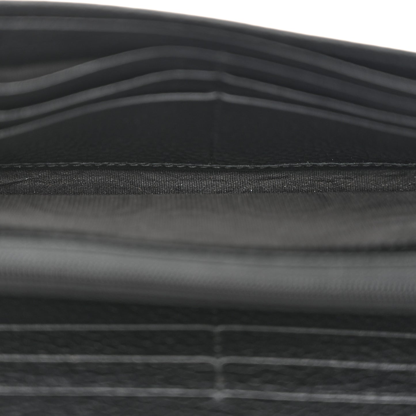 Pebbled Calfskin Large Soho Continental Wallet Black