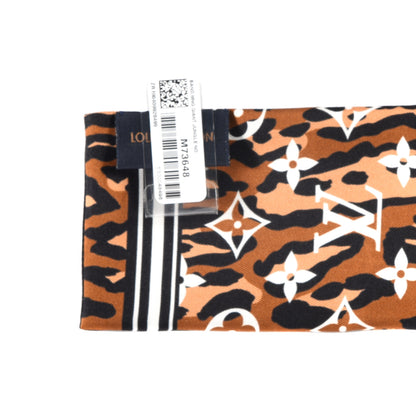 Louis Vuitton Silk Monogram Giant Jungle Bandeau Black 3 of 3