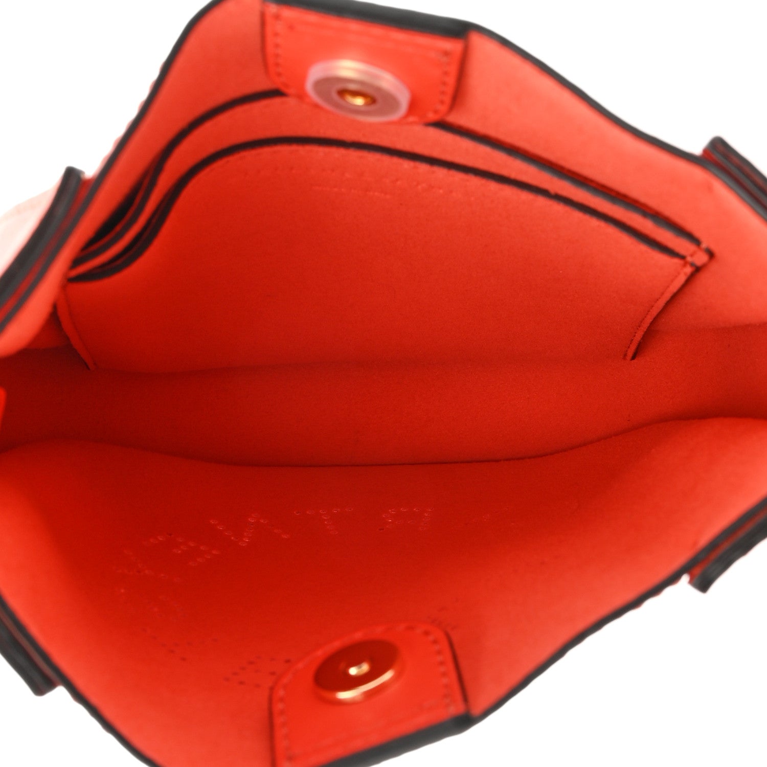 Stella McCartney STELLA MCCARTNEY Eco Alter Nappa Perforated Logo Mini Crossbody Orange 5 of 8