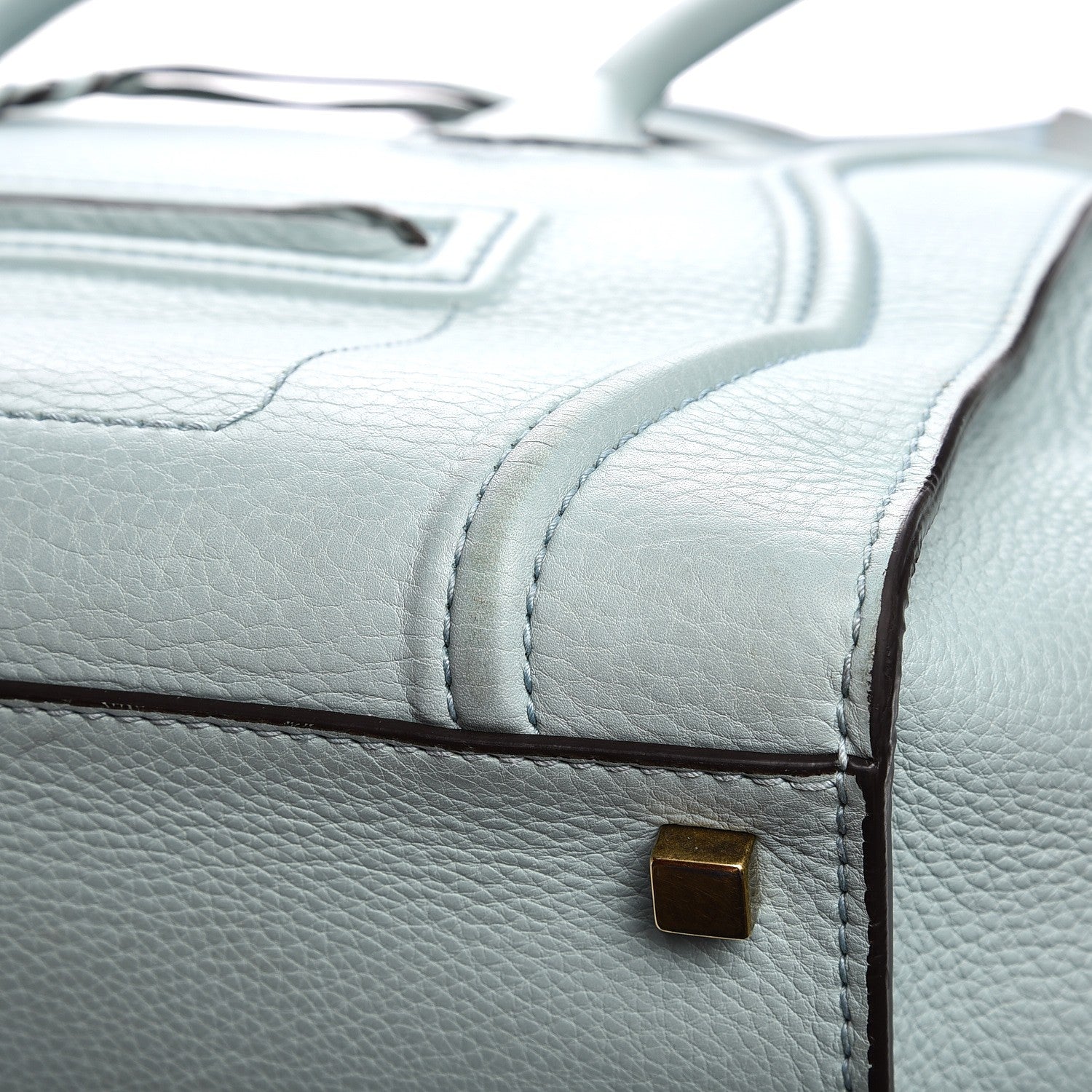 Celine Supple Calfskin Medium Phantom Luggage Glacier 20 of 23