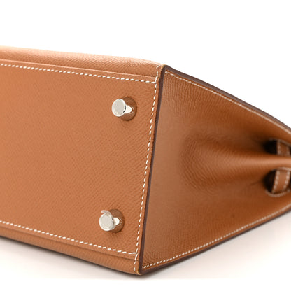 Hermes Epsom Kelly Sellier 25 Gold 10 of 11