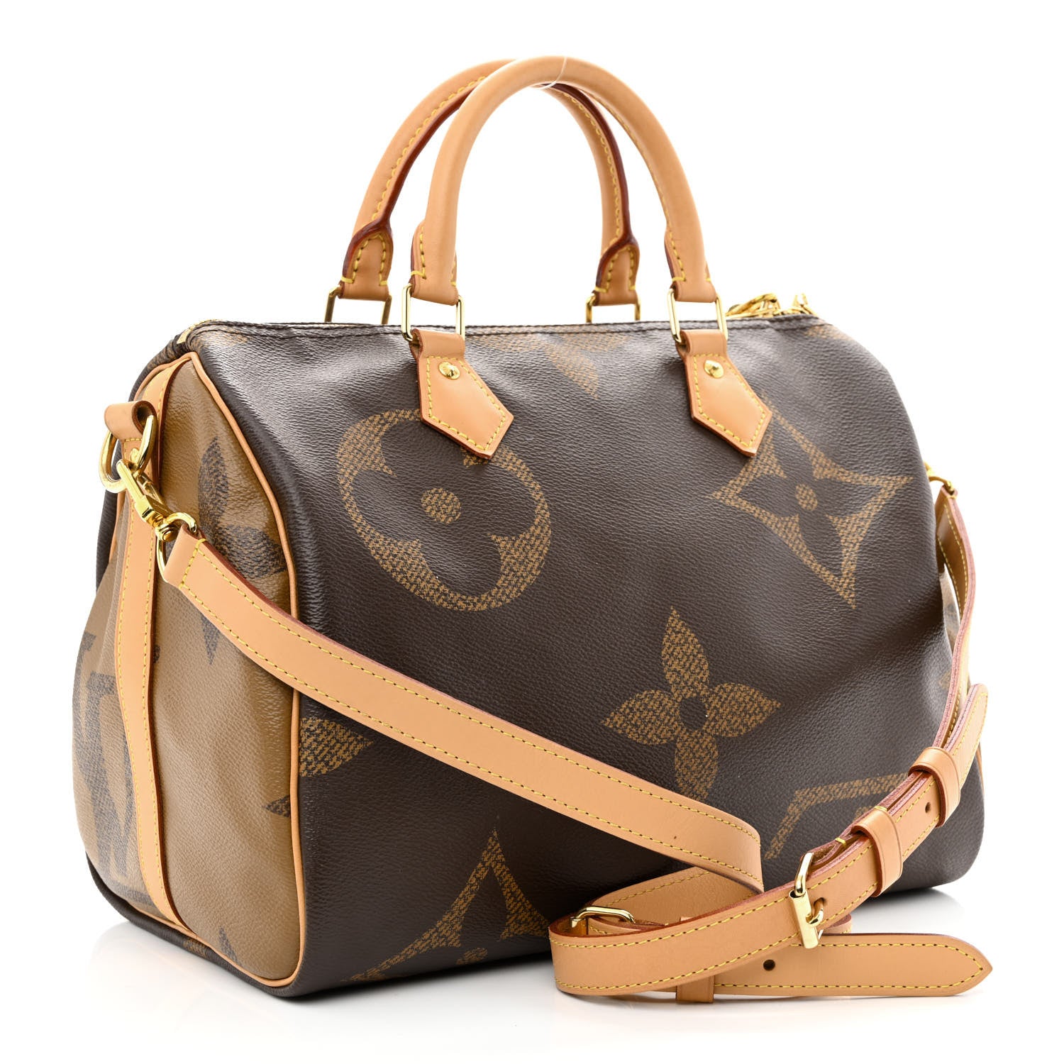 Louis Vuitton Reverse Monogram Giant Speedy Bandouliere 30 3 of 12