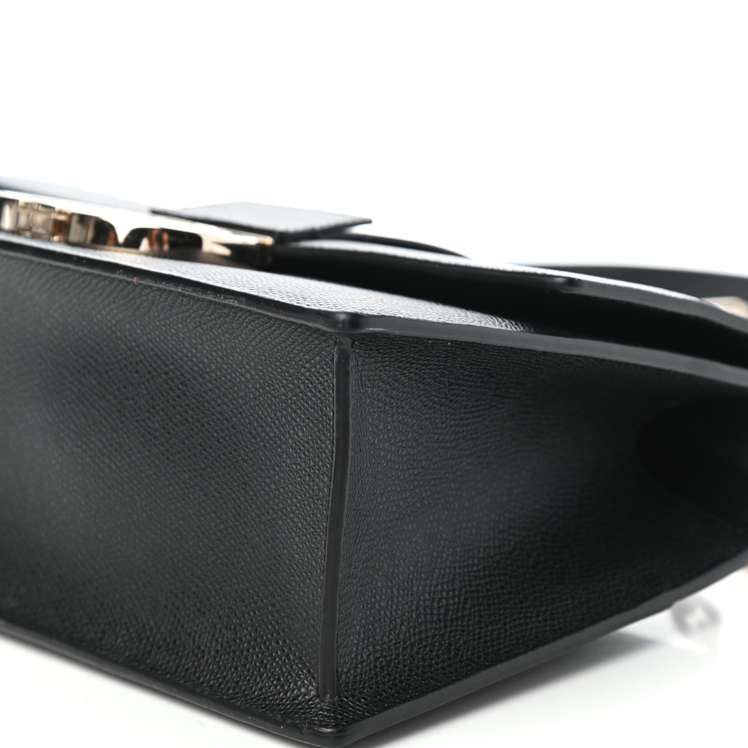 Christian Dior Grained Calfskin Embossed 30 Montaigne Chain Flap Bag Black 8 of 9