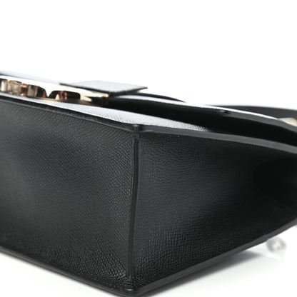 Christian Dior Grained Calfskin Embossed 30 Montaigne Chain Flap Bag Black 8 of 9