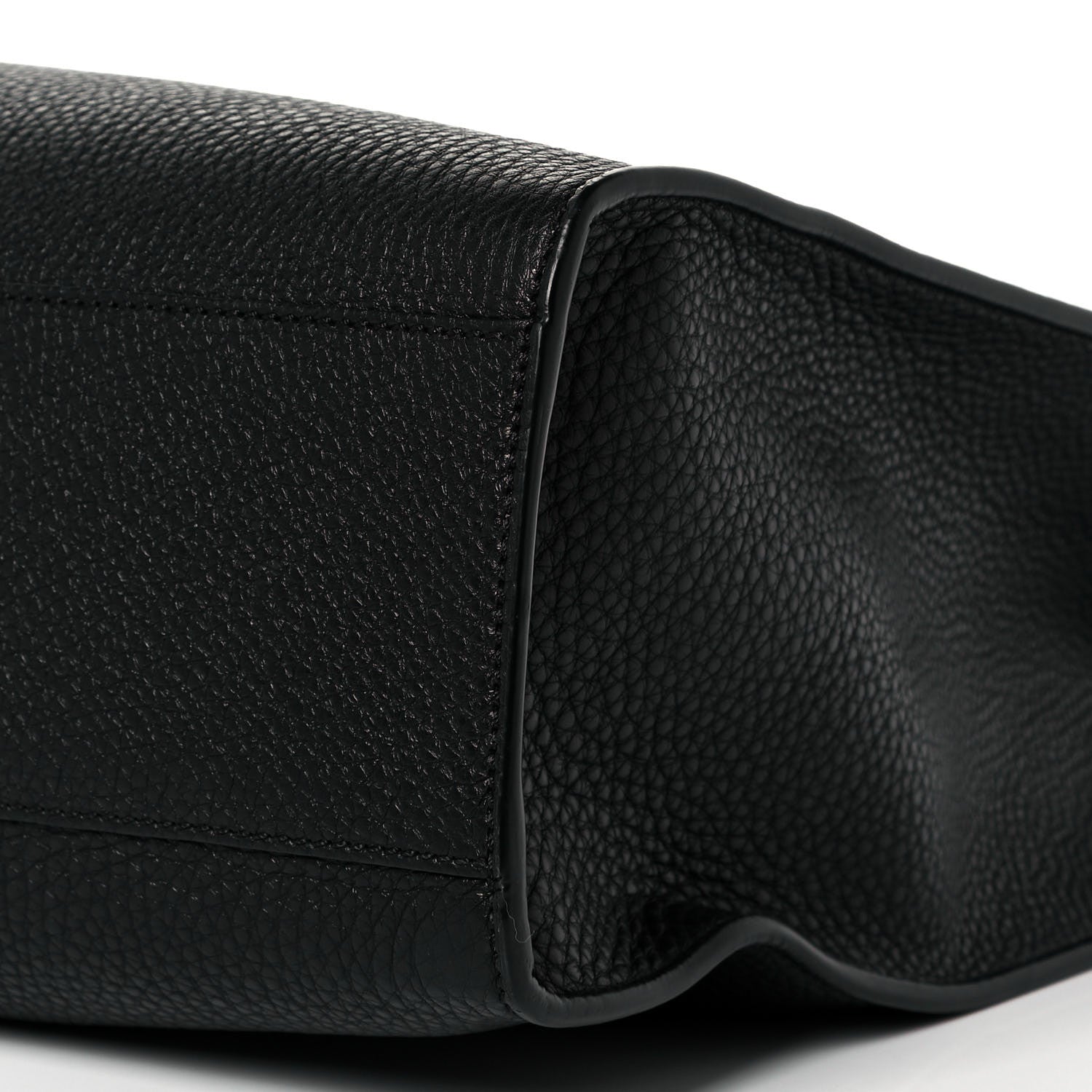 Fendi Cuoio Romano Fabric Marlon Vitello Century Peekaboo X-Lite Fit Black Rosso White Ice 8 of 8