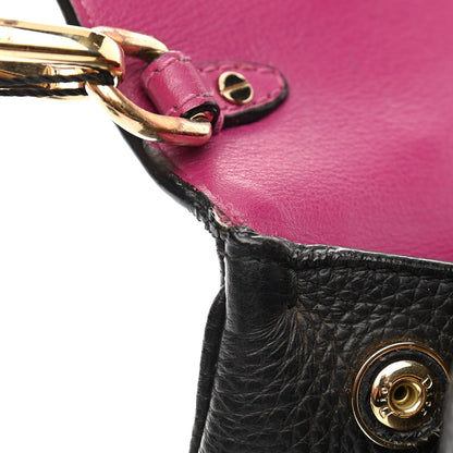 Christian Dior Bullcalf Mini Be Dior Flap Black Fraise 16 of 18