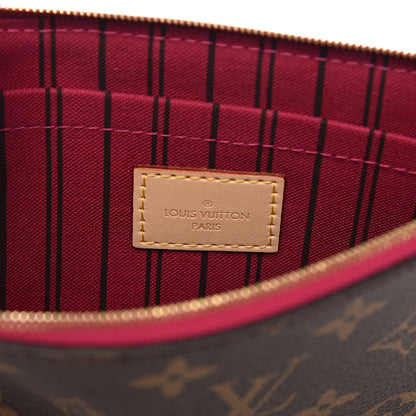 Louis Vuitton Monogram Neverfull MM GM Pochette Pivoine 6 of 8