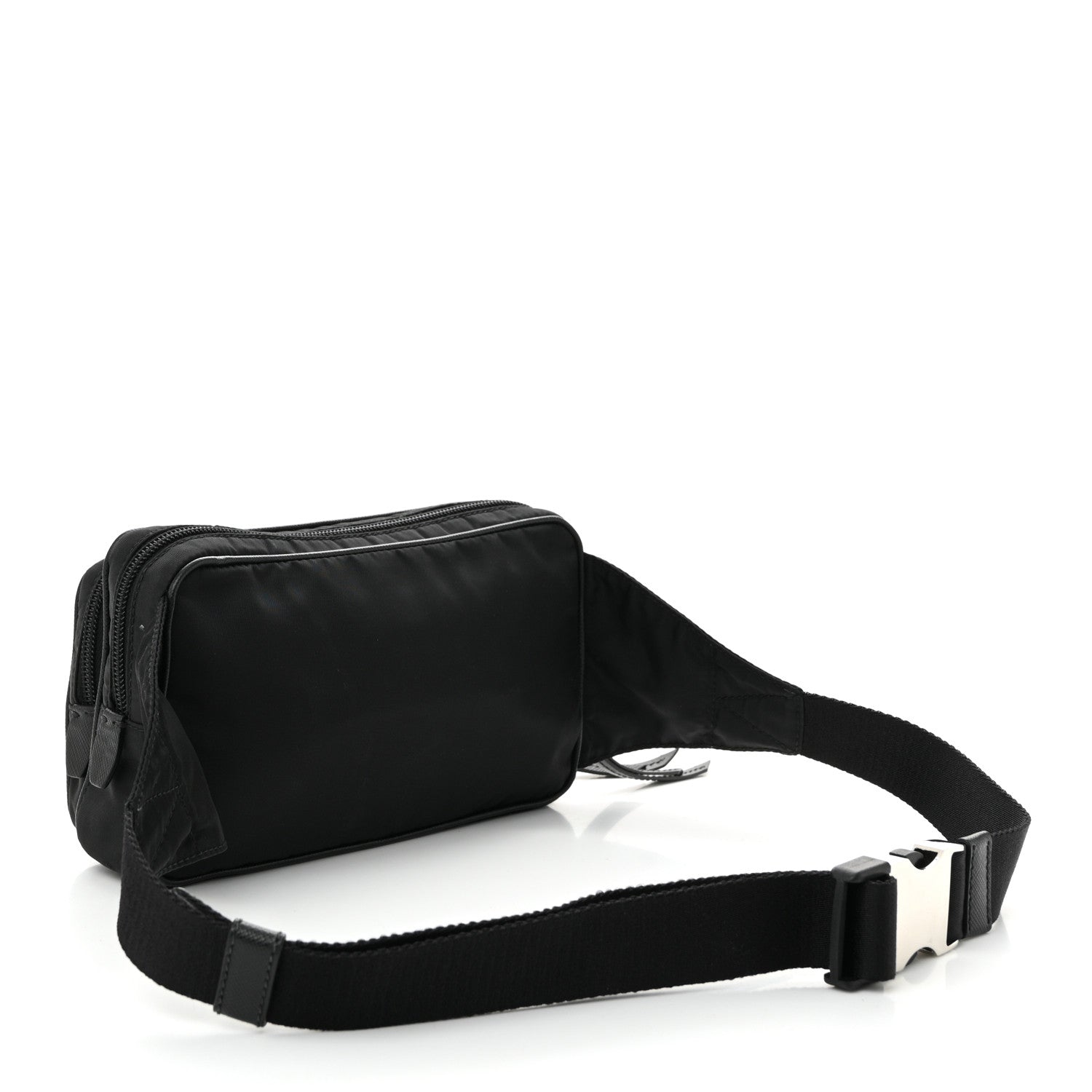 Prada Tessuto Nylon Belt Bag Black 3 of 12