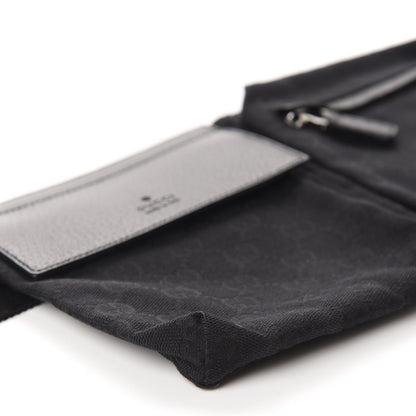 Gucci GG Monogram Double Pocket Belt Bag Black 6 of 12